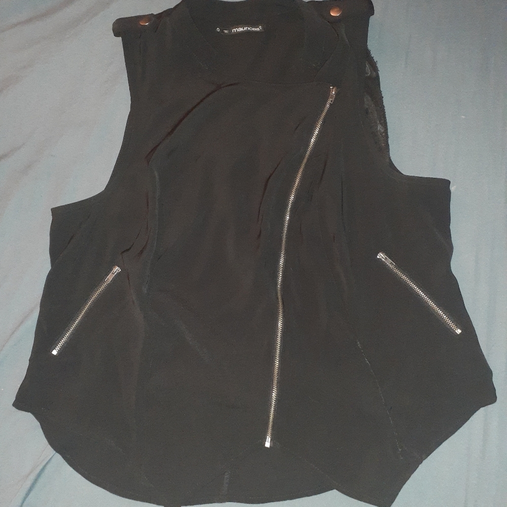 NWOT Maurice's Vest, sz 0 plus